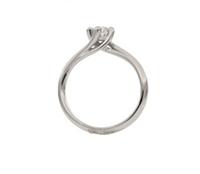 Anello Gemoro Donna Solitari in Oro bianco Diamante 0.18 Ct TSS762BIA18 - TSS762BIA18